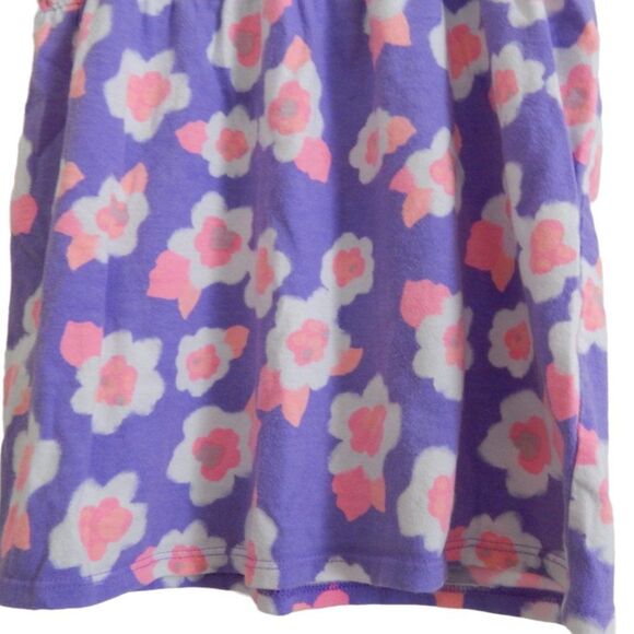 JUMPING BEANS girls size 5 100% cotton purple polka dot floral tank top - Picture 7 of 8